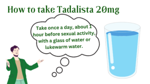 How to take Tadalista 20mg