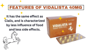 Features of Vidalista 40mg
