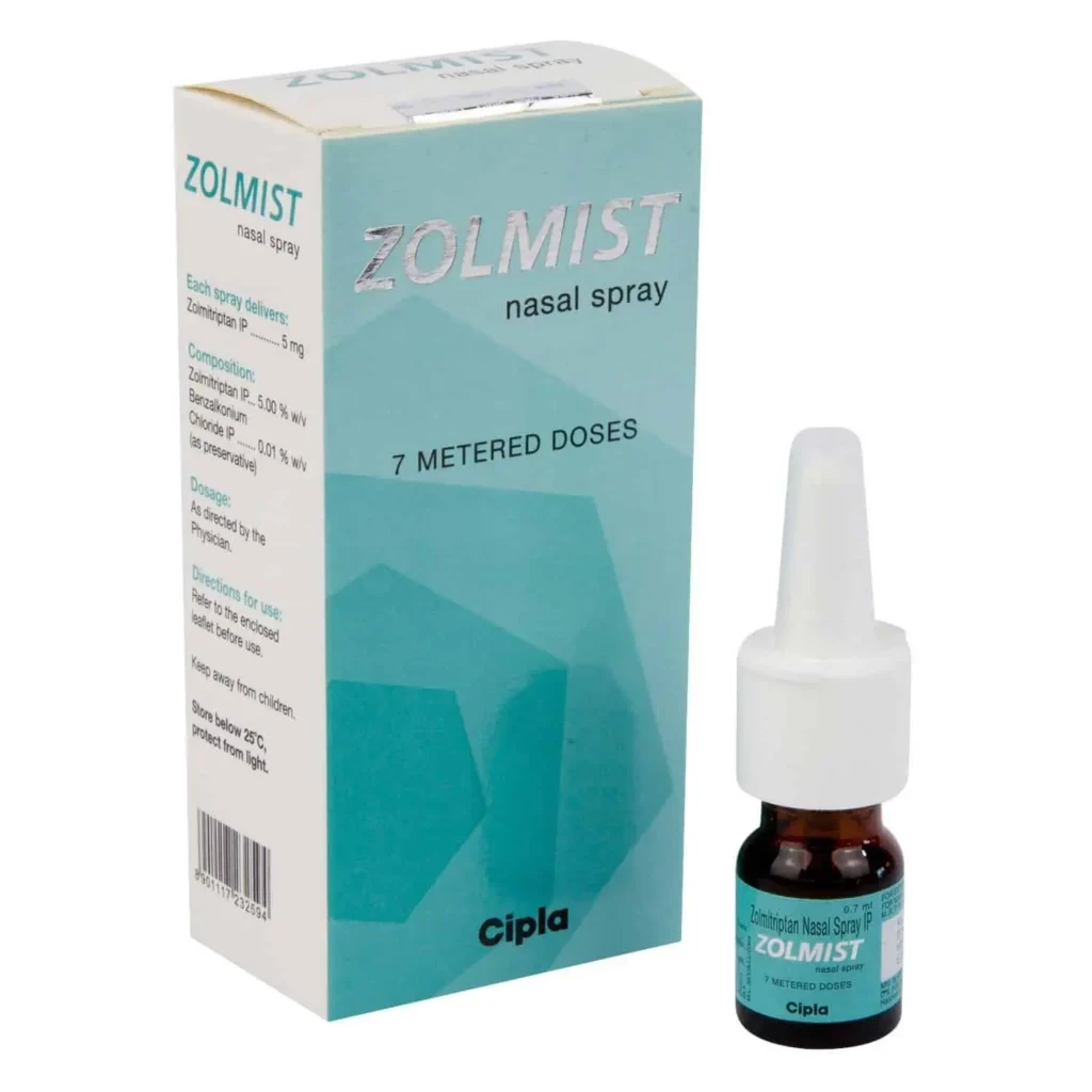 Zolmist Nasal Spray (7 MDI in 1 bottle)